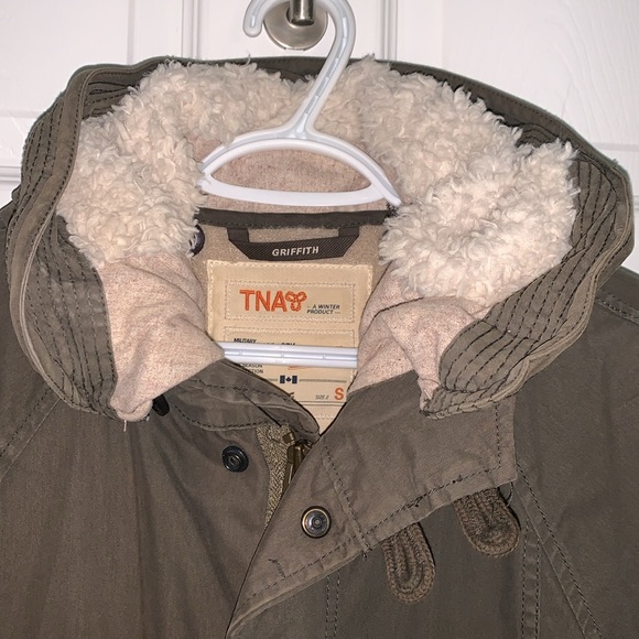 Aritzia TNA Griffith Convertable Parka In Military Green S - Picture 3 of 10